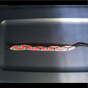 Handmade woven bracelet